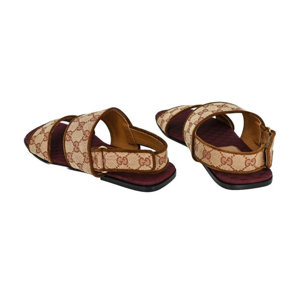 Gucci Men's 574492 Original GG Sandals - Picture 3 of 7